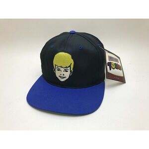 Vtg Johnny Quest American Needle Blockhead Snapback Hat Cap Hanna Barbera w/ Tag